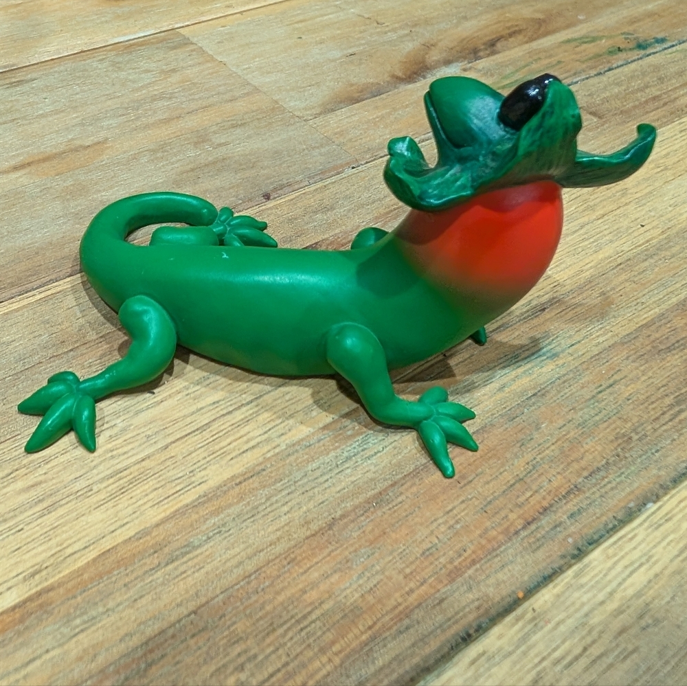 Home Grown Enesco Pepper Lizard Figurine 2009 Bearded Animal Vegetable Chili - Picture 8 of 12
